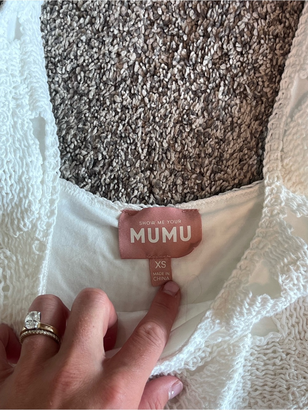 Show Me Your Mumu White Maxi Dress XS - Picture 3 of 4